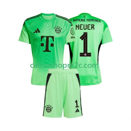 Bayern Monaco Manuel Neuer 1 Portiere Bambino Maglia Prima 2025/2026 Manica Corta